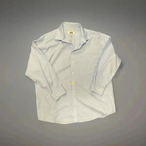 Joseph Abbound Long Sleeve Collared, Button-Down Light Blue Shirt‎ 18 34/35